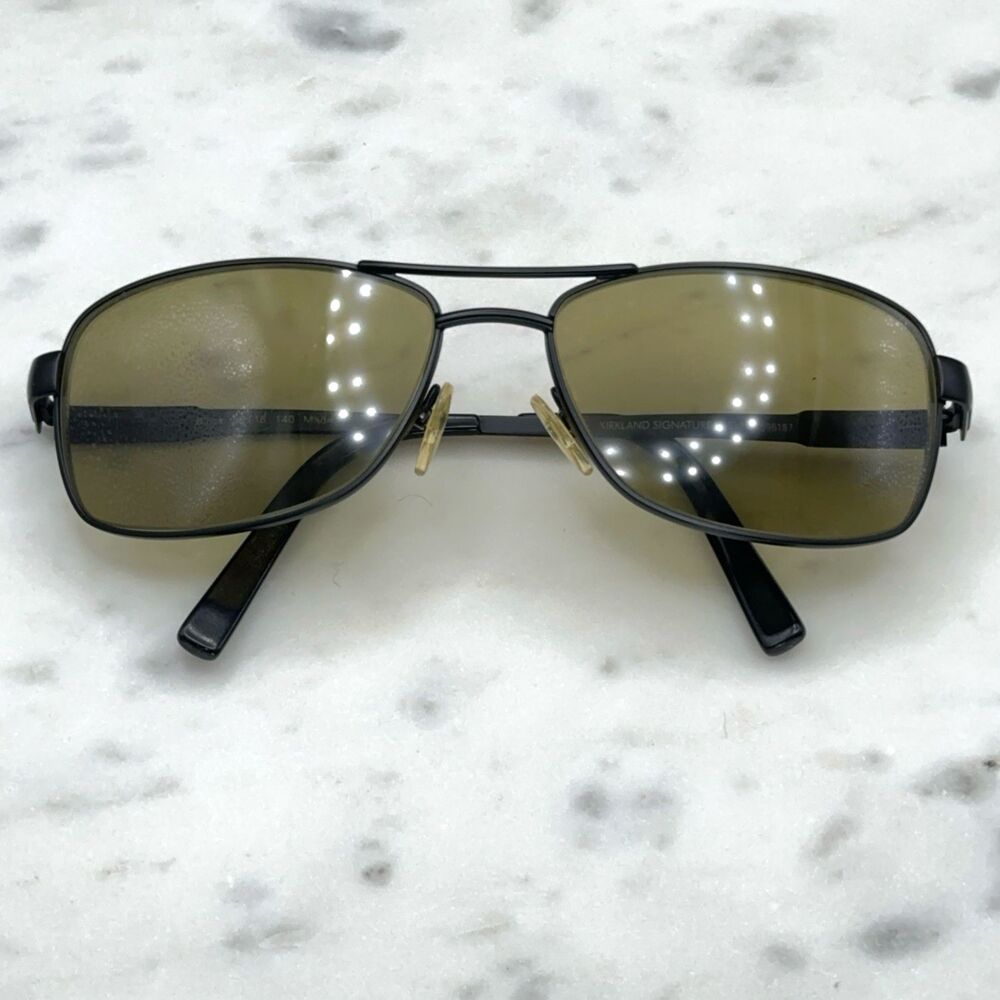 Kirkland Signature Shiraz 596187 Black Sunglasses FRAMES ONLY 58-16-140